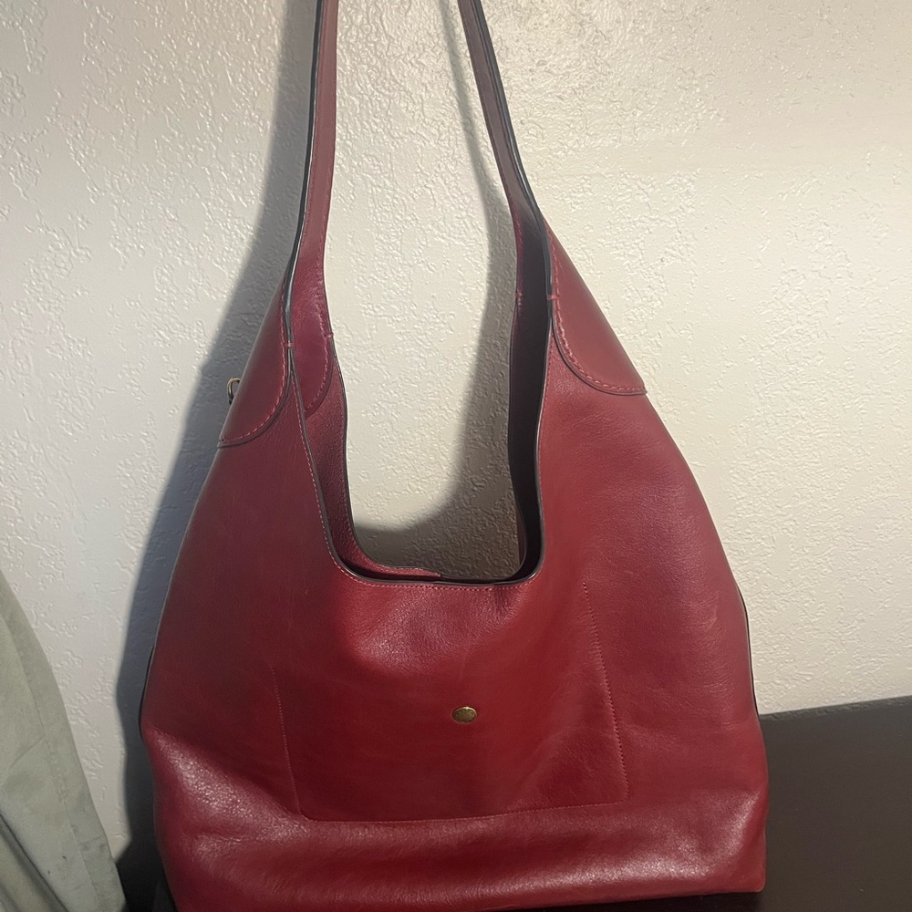 Coach Brooklyn 39- Brass/Dark Ruby - Picture 3 of 8